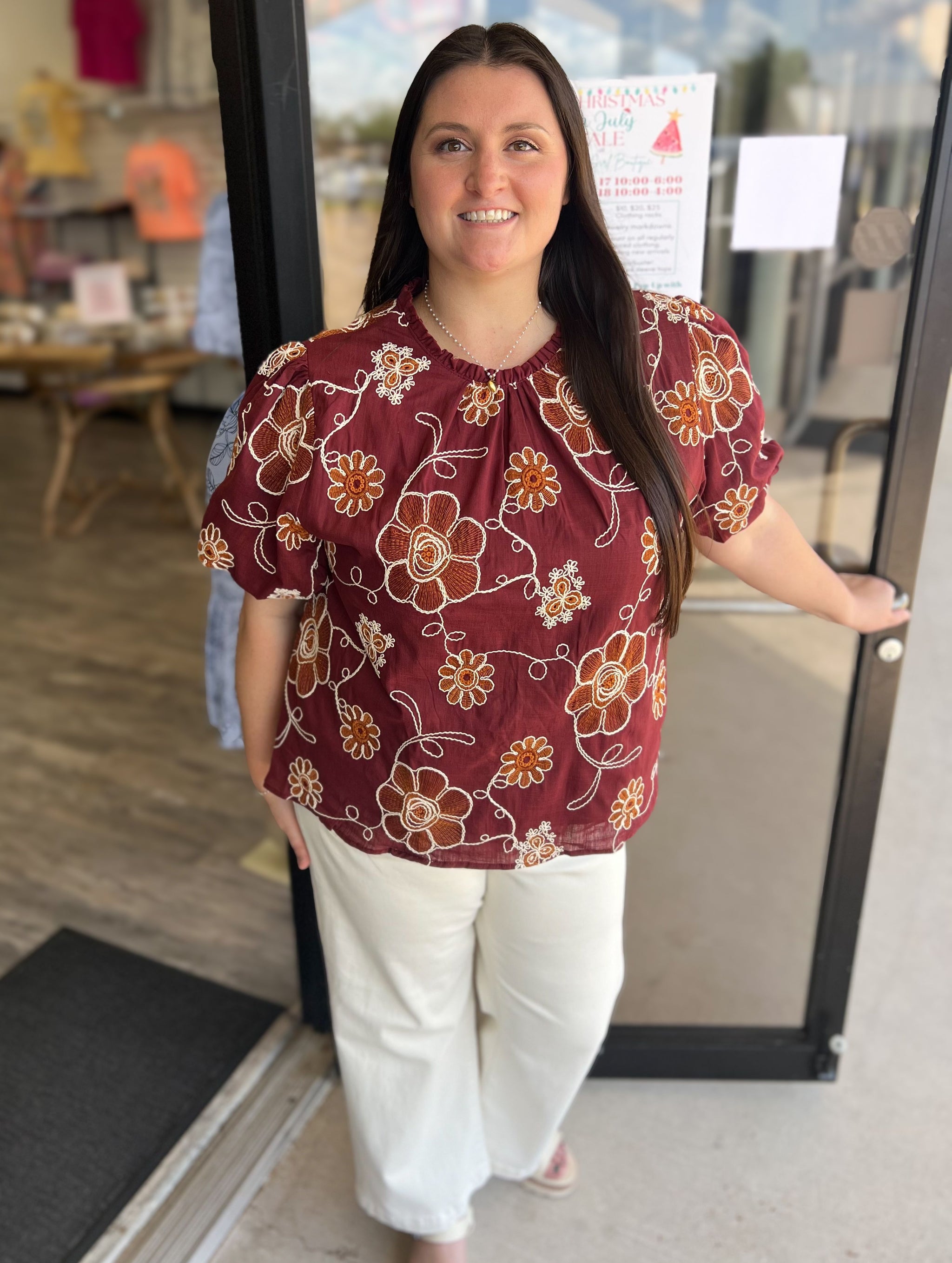 Rustic Blooms Top – Sassy Girl Boutique