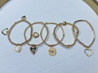 Love Yourself Charm Bracelet Set