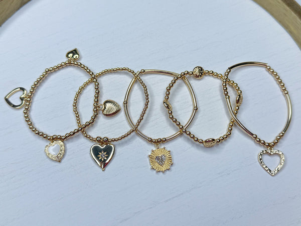 Love Yourself Charm Bracelet Set