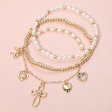 Faith and Love Bracelet Stack