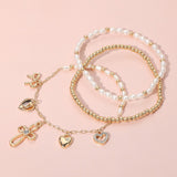 Faith and Love Bracelet Stack