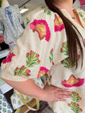 Ocean Blooms Tops