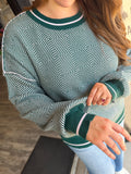 Pops of Pink Sweater