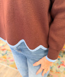 Winter Trim Sweater