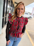 Festive & Plaid Vest
