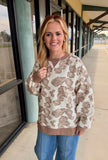 Neutral Florals Top