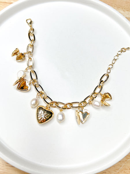 Power of Pearl Charm Bracelet