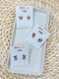 American Stud Earrings