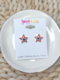 American Stud Earrings