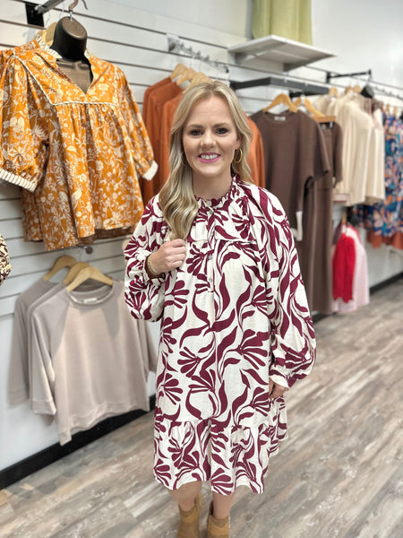 Burgundy Dreams Dress