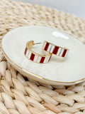 Game Day Stripe Hoop