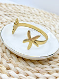 Starfish Shell Cuff Bracelet