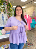 Nadia's Baby Doll Ribbed Top