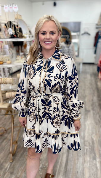 Navy Chic Dress