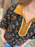 Midnight Florals Top