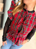 Festive & Plaid Vest