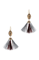 Football Spirit Tassel Earring