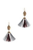 Football Spirit Tassel Earring