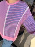 Bubblegum Stripe Top