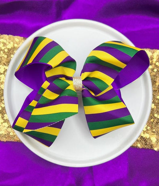 Striped MG Kids Bow