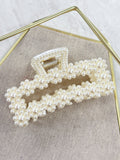Pearl Hair Claw Clips