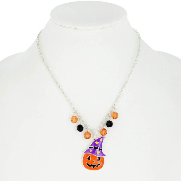 Wizard Jack-O-Lantern Necklace