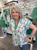 Garden Blooms Top