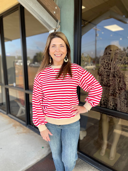 Bold and Banded Top
