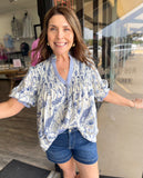Southern Bloom Top