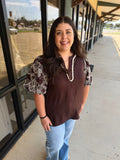 Florals & Lace Top