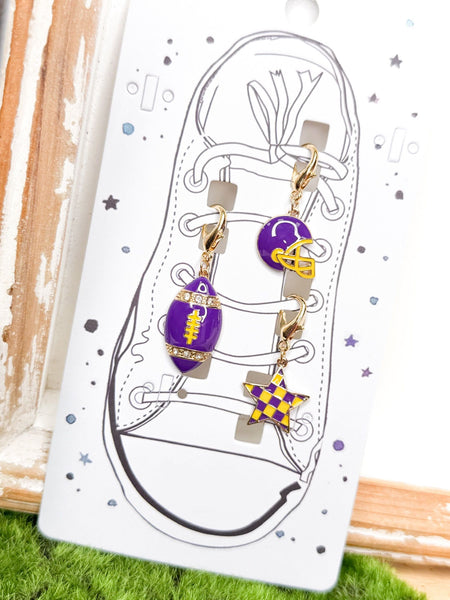 Game Day Glitz Shoe Charms