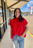 Simple Short Sleeve Sweater