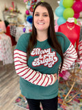 Merry & Bright Ribbed Top