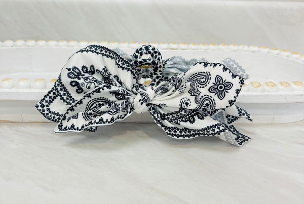 Paisley Boho Claw Clip