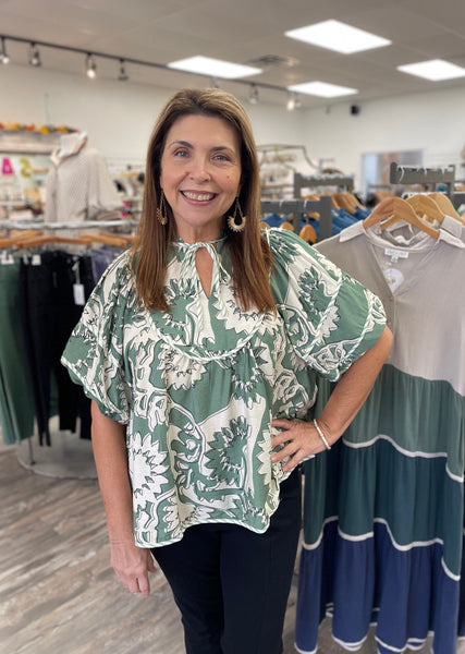 Wanderlust Blooms Top
