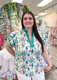 Garden Blooms Top