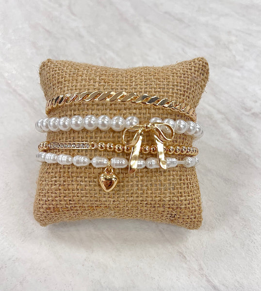 Girly Details Bracelet Stack