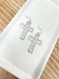 Double Cross Earrings