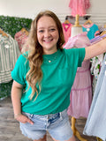 Cuffed Sleeve Top