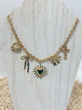 Live Bold Charm Necklace