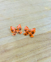 Trick or Treat Bow Earrings
