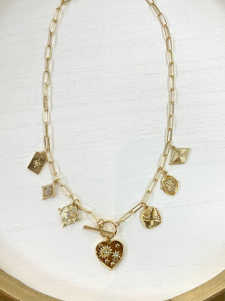Make Your Path Charm Necklace