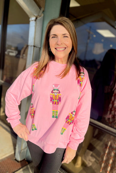 Sequin Nutcracker Sweatshirt