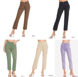 Colored Acid Washed Denim