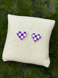Heart Check Earrings