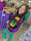 Mardi Gras Sequin Bomber Jacket