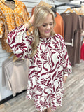 Burgundy Dreams Dress
